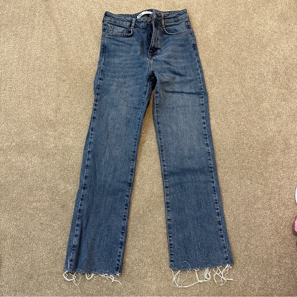 Zara Mini Flare Jeans